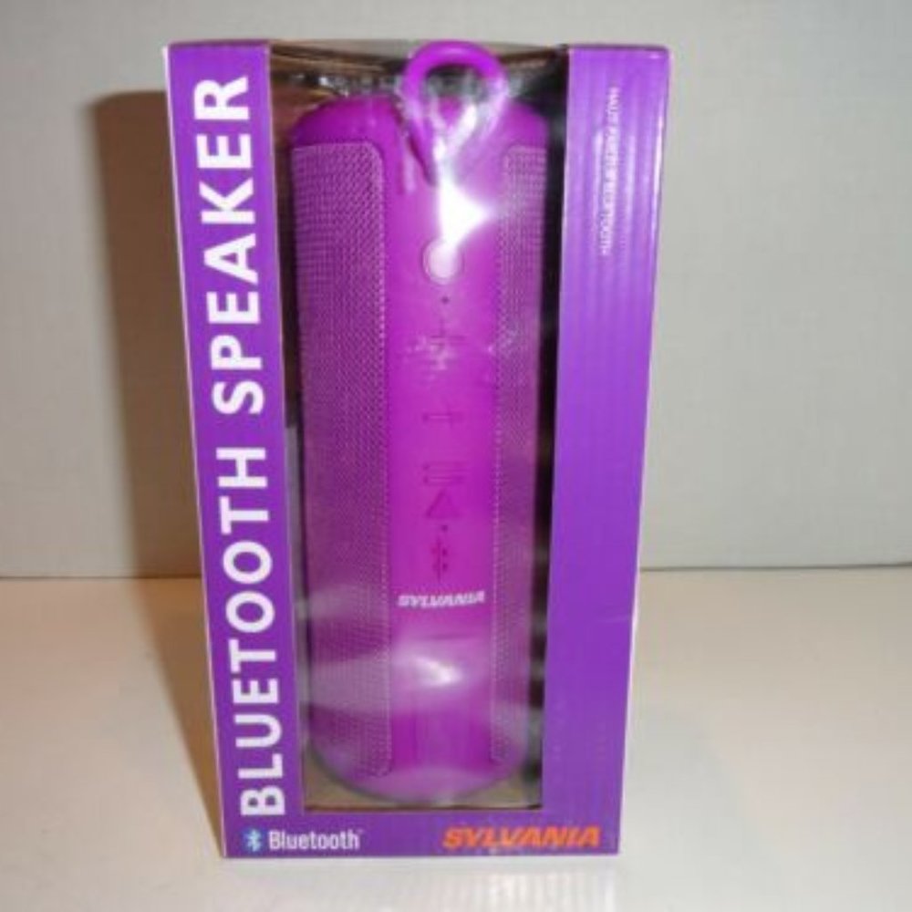 Bluetooth Speaker Waterproof Sylvania Ultra Violet New